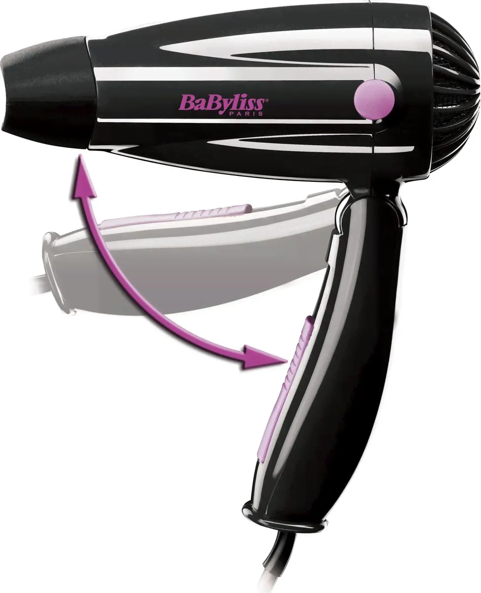 BaByliss Фен для волос Фен BaByliss, 5250E, черный-0