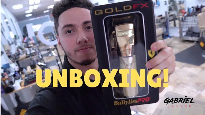 BABYLISS PRO GOLD FX CLIPPERS  ( unboxing ) + DEMO