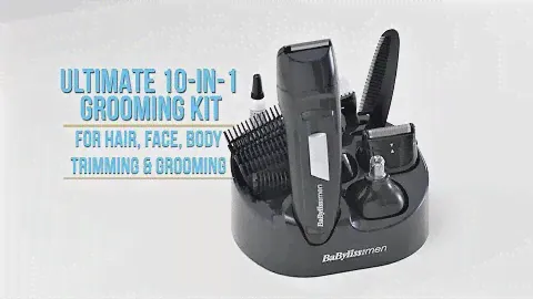 BaByliss Men 10 in 1 All Over Grooming Kit 7056U (English Version)