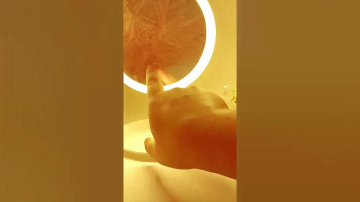 Косметическое настольное зеркало с LED подсветкой (Белое)